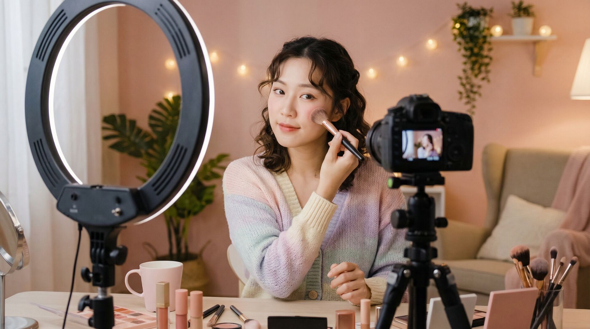 糖心vlog美妆视频教程